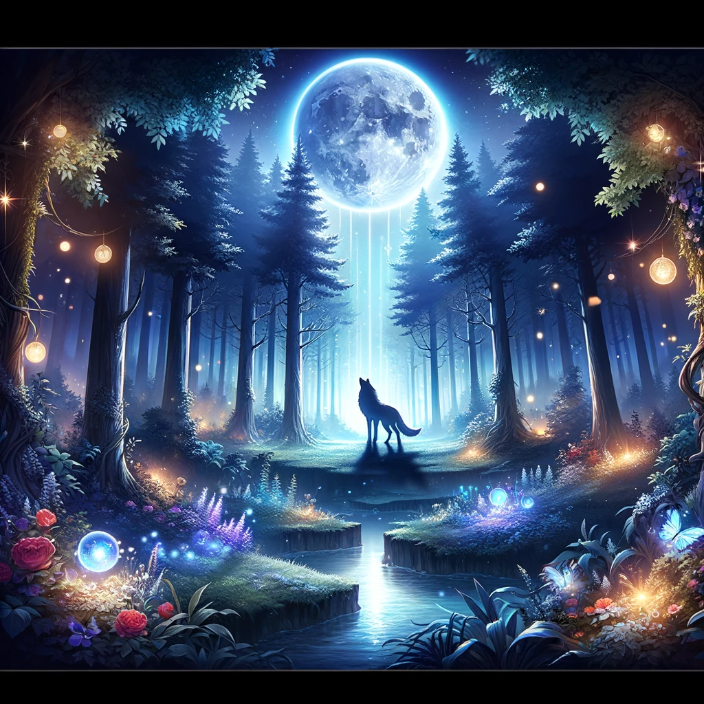 Lady Wolf Moon Serenade